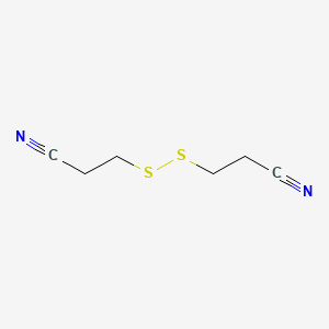 3,3'-Disulfanediyldipropanenitrile chemical structure (CAS 42841-31-6)