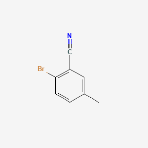 2-Bromo-5-methylbenzonitrile chemical structure (CAS 42872-83-3)