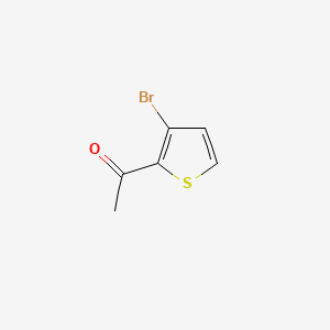 2-Acetyl-3-bromothiophene chemical structure (CAS 42877-08-7)