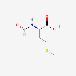 Formyl-L-methionine chemical structure (CAS 4289-98-9)