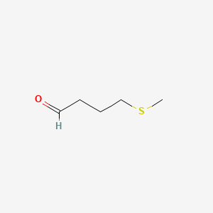4-(Methylthio)butanal chemical structure (CAS 42919-64-2)