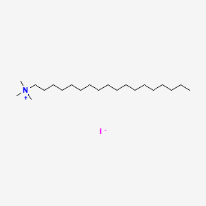 N,N,N-Trimethyloctadecan-1-aminium iodide chemical structure (CAS 4292-25-5)