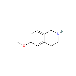 6-Methoxy-1,2,3,4-tetrahydroisoquinoline chemical structure (CAS 42923-77-3)