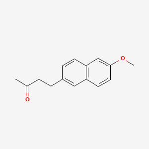 4-(6-Methoxynaphthalen-2-yl)butan-2-one chemical structure (CAS 42924-53-8)
