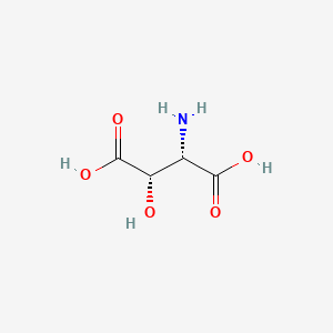rel-(2S,3S)-2-Amino-3-hydroxysuccinic acid chemical structure (CAS 4294-45-5)