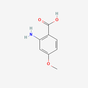 2-Amino-4-methoxybenzoic acid chemical structure (CAS 4294-95-5)