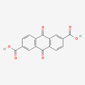9,10-Dioxo-9,10-dihydroanthracene-2,6-dicarboxylic acid chemical structure (CAS 42946-19-0)