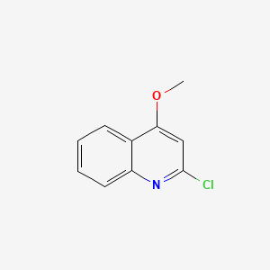 2-Chloro-4-methoxyquinoline chemical structure (CAS 4295-09-4)
