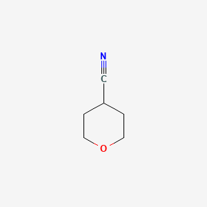 4-Cyanotetrahydro-4H-pyran chemical structure (CAS 4295-99-2)