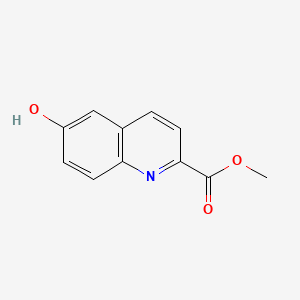 Methyl 6-hydroxyquinoline-2-carboxylate chemical structure (CAS 429687-75-2)