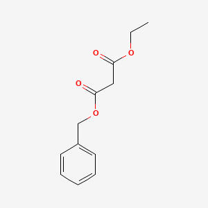 Benzyl ethyl malonate chemical structure (CAS 42998-51-6)