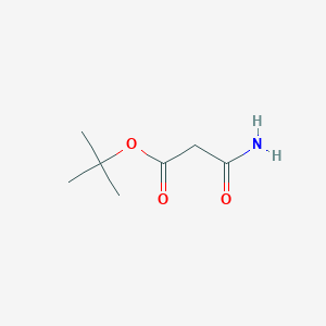 tert-Butyl 3-amino-3-oxopropanoate chemical structure (CAS 42998-54-9)