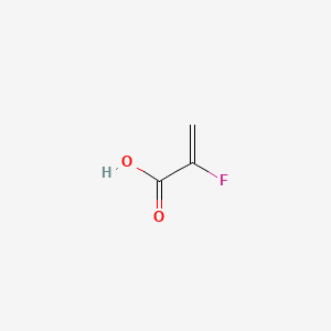 2-Fluoroacrylic acid chemical structure (CAS 430-99-9)
