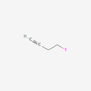4-Iodo-1-butyne chemical structure (CAS 43001-25-8)