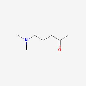 5-(Dimethylamino)pentan-2-one chemical structure (CAS 43018-61-7)