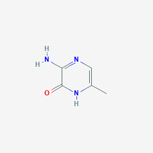 3-Amino-6-methylpyrazin-2(1H)-one chemical structure (CAS 43029-20-5)