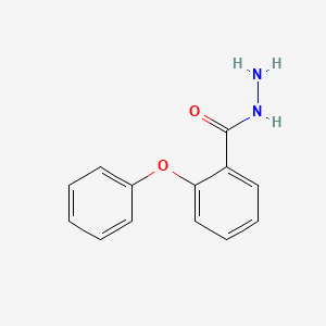 2-Phenoxybenzohydrazide chemical structure (CAS 43038-37-5)