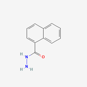 1-Naphthohydrazide chemical structure (CAS 43038-45-5)