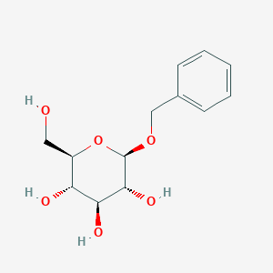 (2R,3R,4S,5S,6R)-2-(Benzyloxy)-6-(hydroxymethyl)tetrahydro-2H-pyran-3,4,5-triol chemical structure (CAS 4304-12-5)