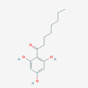 1-(2,4,6-Trihydroxyphenyl)octan-1-one chemical structure (CAS 43043-32-9)