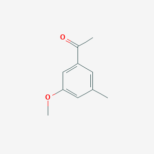 1-(3-Methoxy-5-methylphenyl)ethanone chemical structure (CAS 43113-94-6)