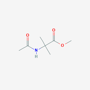 Methyl 2-acetamido-2-methylpropanoate chemical structure (CAS 43135-06-4)
