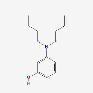 N,N-Dibutyl-3-aminophenol chemical structure (CAS 43141-69-1)