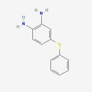4-(Phenylthio)benzene-1,2-diamine chemical structure (CAS 43156-48-5)