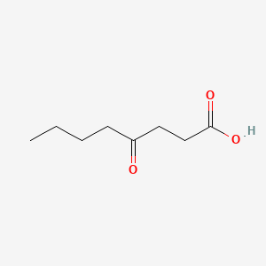 4-Oxooctanoic acid chemical structure (CAS 4316-44-3)