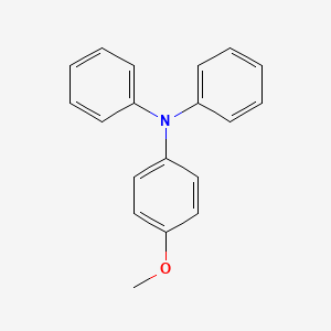 4-Methoxytriphenylamine chemical structure (CAS 4316-51-2)