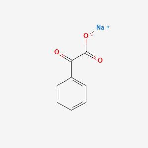 Sodium 2-oxo-2-phenylacetate chemical structure (CAS 43165-51-1)