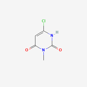 6-Chloro-3-methylpyrimidine-2,4(1H,3H)-dione chemical structure (CAS 4318-56-3)