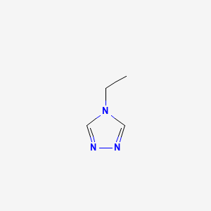 4-Ethyl-4H-1,2,4-triazole chemical structure (CAS 43183-55-7)