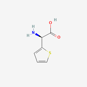 (S)-2-Amino-2-(thiophen-2-yl)acetic acid chemical structure (CAS 43189-45-3)