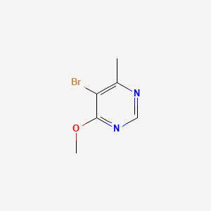 5-Bromo-4-methoxy-6-methylpyrimidine chemical structure (CAS 4319-87-3)