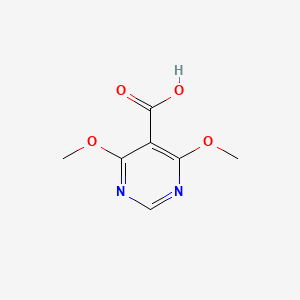 4,6-Dimethoxypyrimidine-5-carboxylic acid chemical structure (CAS 4319-93-1)