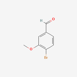 4-Bromo-3-methoxybenzaldehyde chemical structure (CAS 43192-34-3)