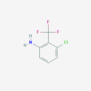 2-Amino-6-chlorobenzotrifluoride chemical structure (CAS 432-21-3)