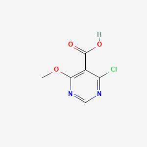 4-Chloro-6-methoxypyrimidine-5-carboxylic acid chemical structure (CAS 4320-02-9)