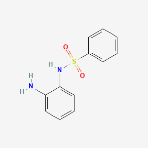 N-(2-Aminophenyl)benzenesulfonamide chemical structure (CAS 43200-31-3)