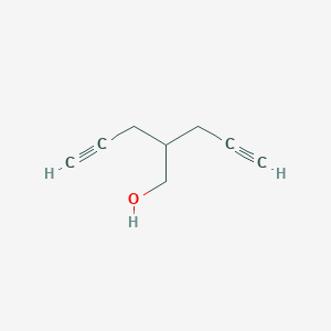 2-(Prop-2-yn-1-yl)pent-4-yn-1-ol chemical structure (CAS 432027-96-8)