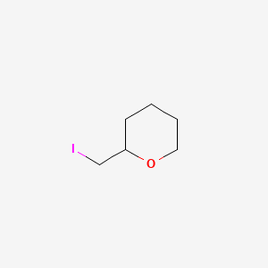 2-(Iodomethyl)tetrahydro-2H-pyran chemical structure (CAS 43216-12-2)