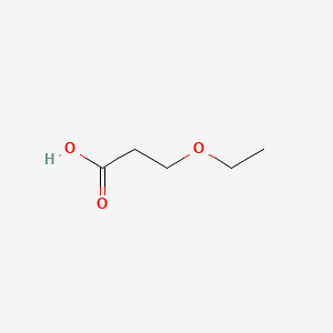 3-Ethoxypropanoic acid chemical structure (CAS 4324-38-3)