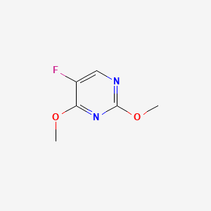 5-Fluoro-2,4-dimethoxypyrimidine chemical structure (CAS 4330-22-7)