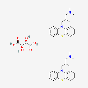 Alimemazine Hemitartrate chemical structure (CAS 4330-99-8)