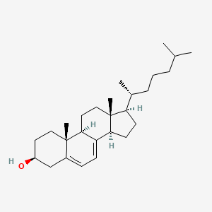 (3S,9S,10R,13R,14R,17R)-10,13-Dimethyl-17-((R)-6-methylheptan-2-yl)-2,3,4,9,10,11,12,13,14,15,16,17-dodecahydro-1H-cyclopenta[a]phenanthren-3-ol chemical structure (CAS 434-16-2)