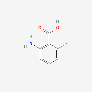 2-Amino-6-fluorobenzoic acid chemical structure (CAS 434-76-4)