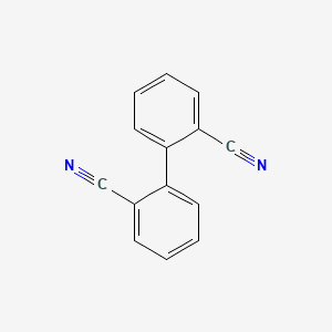 [1,1'-Biphenyl]-2,2'-dicarbonitrile chemical structure (CAS 4341-02-0)