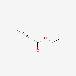 Ethyl 2-butynoate chemical structure (CAS 4341-76-8)
