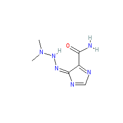 5- (3,3-Dimethyl-1-triazenyl) imidazole-4-carboxamide chemical structure (CAS 4342-03-4)